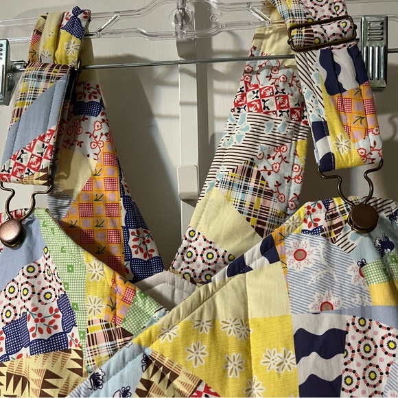 Caron Callahan Colorful Patchwork Quilt Dress - Picture 3 of 7